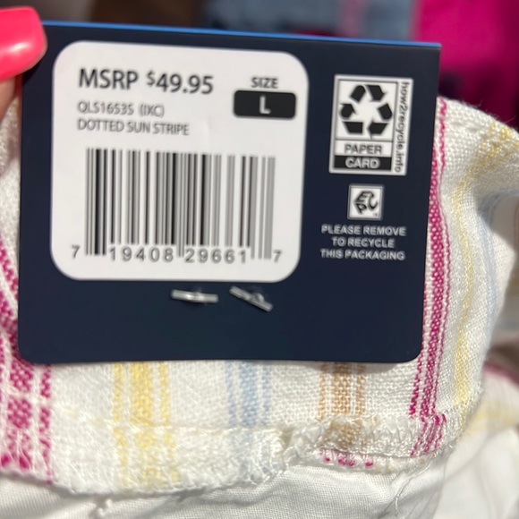 Gap women’s shorts linen size large new with tagss - Picture 7 of 10